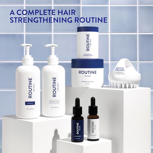 Routine Wellness Rosemary & Tea Tree Hair Serum 30ml with Argan Oil – Nourishing Hair & Scalp Treatment