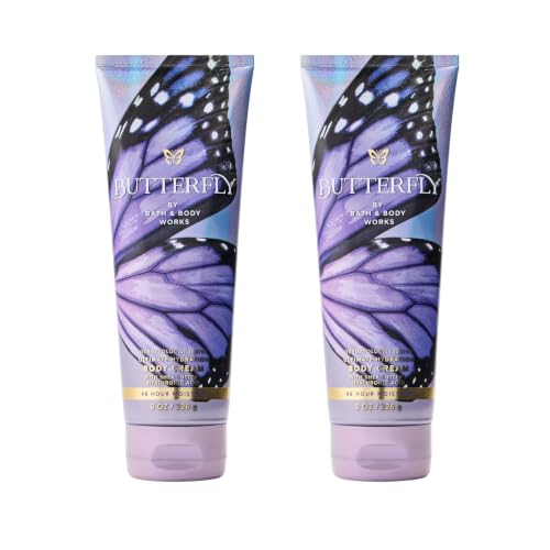 Bath & Body Works Butterfly Body Cream Set - 2 Pack, Vegan & Dermatologist Approved