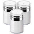3 Pack Airless Pump Bottles for Moisturizer 3.5 Oz – Mluchee Set of 3
