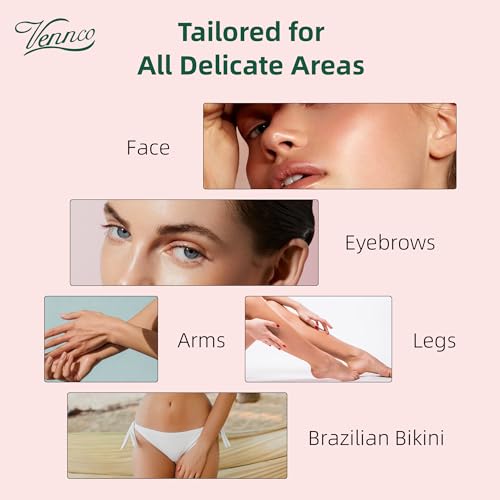 Hard Wax Beads 2-Pack, 1lb Aloe Hard Wax Beads for Coarse Hair Full Body + 1lb Cherry Blossom Hard Wax Beads for Sensitive Skin, Perfect for Facial, Eyebrows, Arms, and Brazilian