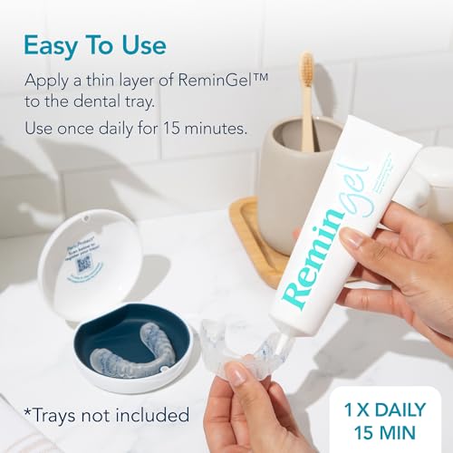 Hydroxyapatite Tooth Remineralization Gel - Strengthen Enamel & Reduce Sensitivity, Fluoride-Free