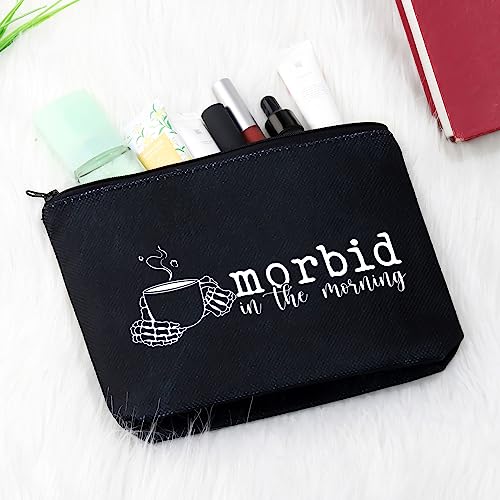 True Crime Podcast Lover Gift Crime Show Fans Gift In The Morning True Crime Makeup Bag (Mor bid Bag)