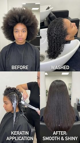 Professional Keratin Hair Treatment Kit 32oz for Frizz Control & Shine