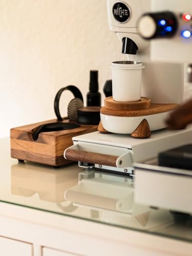 Normcore 58mm Espresso Tamping Station Walnut Coffee Tool Organizer Stand