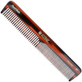 Kent 5T Double Tooth Hair & Beard Comb Set 3 Pack - Tortoise Shell Finish