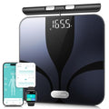 Blue Posture Body Fat Scale with Bluetooth & Voice Prompt - Full Body Composition Analyzer