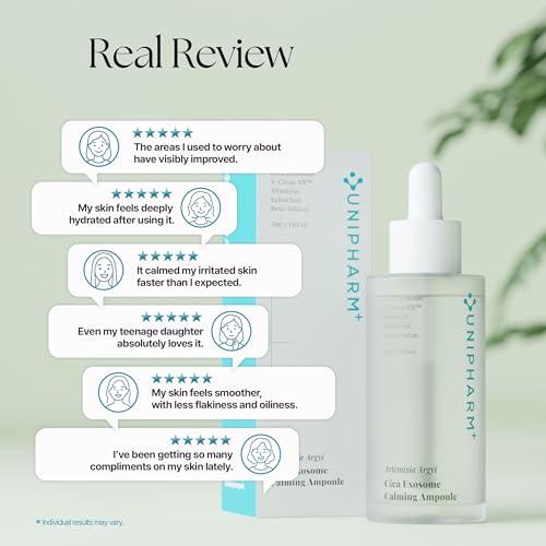 Artemisia Argyi Cica Exosome Calming Ampoule, 1.05 oz, Soothing Serum for Sensitive Skin