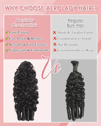 Natural Black Burmese Curly Crochet Hair 120g 20 Inch Knotless Pre-Separated