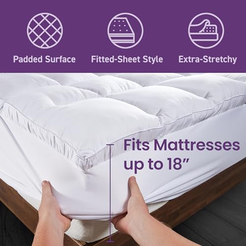 SafeRest CloudGuard Full Size Hybrid Mattress Protector & Pad Extra Padded