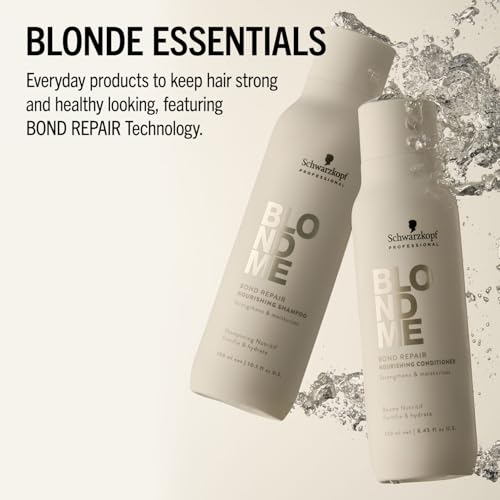 BlondMe Bond Repair Brightening Shampoo 10.1 Fl Oz for Blonde & Lightened Hair