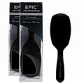 Wet Brush Deluxe Detangler Hair Brush - Black, Pack of 2