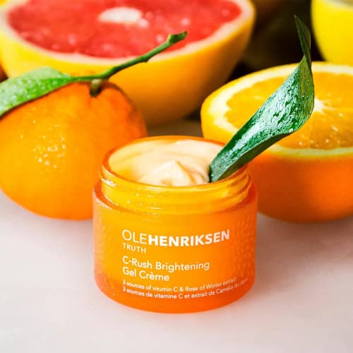 Vitamin C Brightening Gel Cream - Hydrating Facial Moisturizer 1.7 Oz