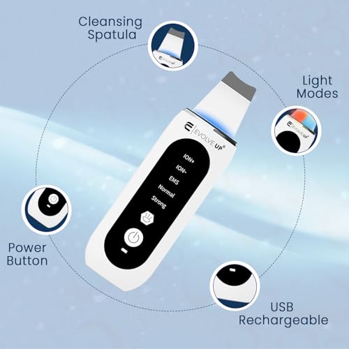 5-in-1 Facial Skin Scrubber for Deep Cleansing Blackhead Removal
