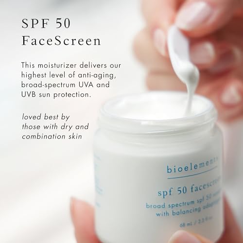 Bioelements SPF 50 FaceScreen - 2.3 oz Antioxidant, Broad-Spectrum