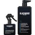 Blackwood For Men Hair & Beard Hydrator Spray (4oz) + Hydroblast Moisturizing Shampoo (17oz) Bundle - Vegan & Natural Leave-In Conditioner