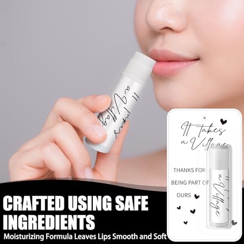 It Takes A Village Lip Balm Set - White, 30 Pack Employee Appreciation Gifts