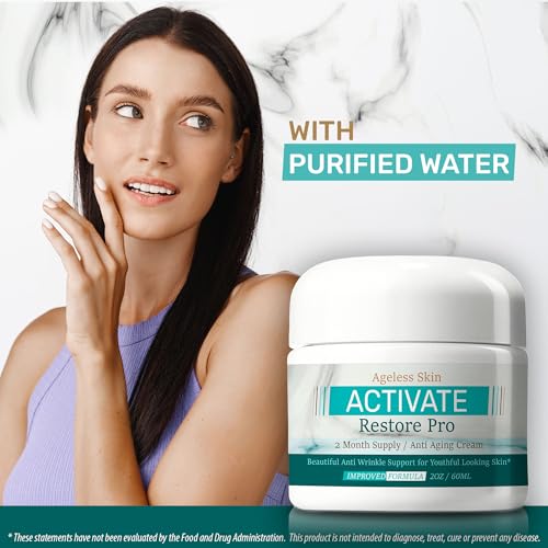 Ageless Skin Activate Restore Pro Anti-Aging Face & Eye Cream with Collagen & Ceramides