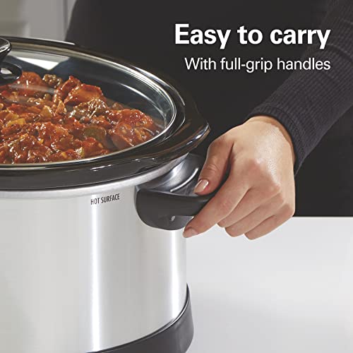 8 Qt Programmable Slow Cooker with Timer & Removable Stoneware