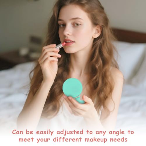 120-Pack Compact Pocket Mirrors Bulk with 6 Colors - 63mm Travel Makeup Mirrors