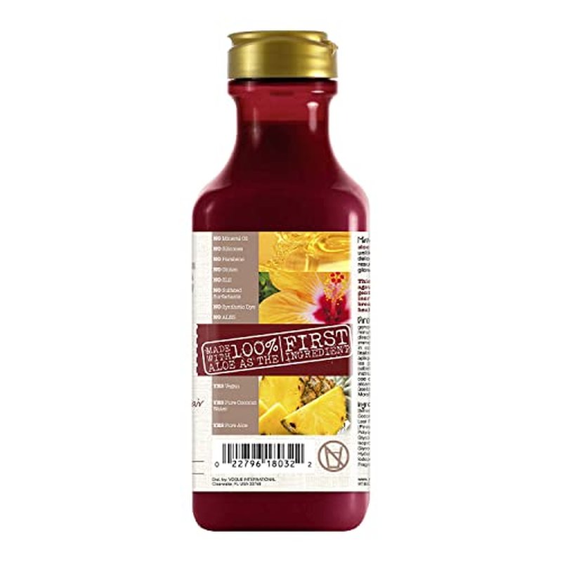 Maui Moisture Strength AntiBreakage + Moisturizing Agave Conditioner for Color Treated or Chemically Damaged Hair Vegan Silicone ParabenFree SulfateFree Surfactants, hibiscus, 13 Fl Oz
