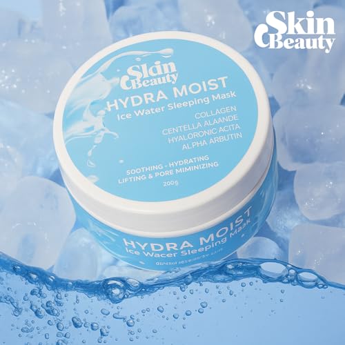 Hydrating Cooling Water Sleeping Mask - Hyaluronic Acid & Aloe Vera, 300g