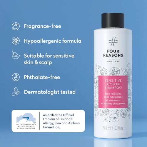 No Nothing Fragrance-Free Color Shampoo 10.1 Fl Oz for Color Treated Hair - Hypoallergenic, Moisturizing