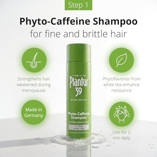 Plantur 39 Phyto-Caffeine Hair Care Kit for Fine & Brittle Hair - 3 Piece Set