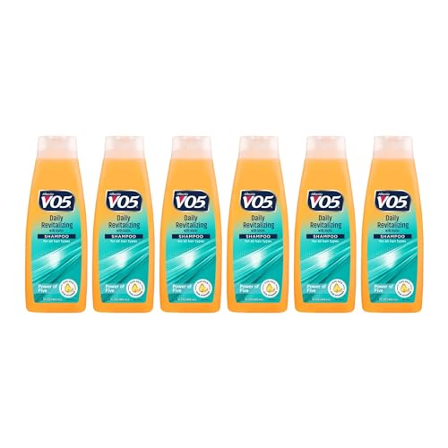 VO5 Daily Revitalizing Shampoo 15 oz - Pack of 6, Nourishing & Refreshing Hair Care