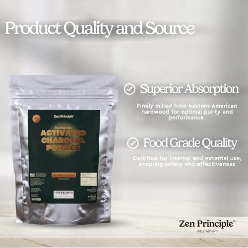 Activated Charcoal Powder 40 Oz - Natural Skin Hair Detox