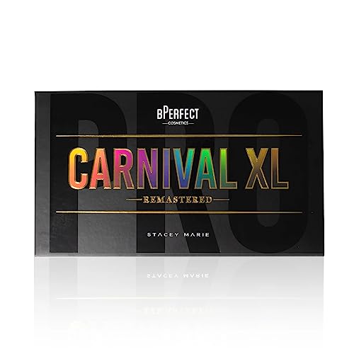 BPerfect Carnival XL Pro Remastered Eyeshadow Palette ? 45 Pigmented Shades for Professional Makeup Artists, Cruelty-Free Vegan Palette