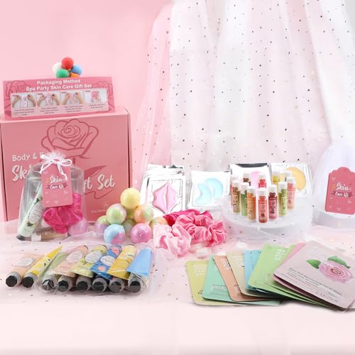 120 PCS Spa Party Supplies for Girls - Complete Skincare & Favors Set - Variation of THIS listing
