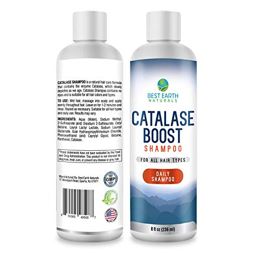 Best Earth Naturals Catalase Shampoo for Hair Vitality - 8 fl oz