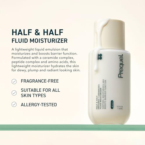 Prequel Hydrating Face Moisturizer with Ceramide & Peptides 5.7 Fl Oz