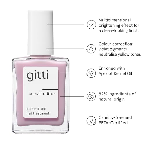 Brightening Nail Treatment with Lilac Glow - 0.5 Fl Oz, Vegan & Cruelty-Free