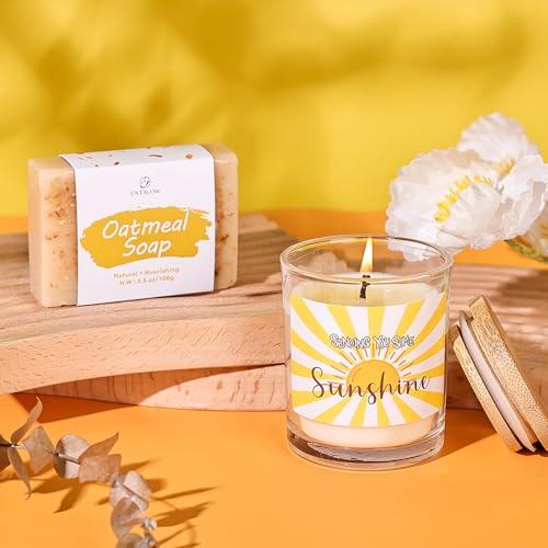 Yellow Sunflower Gift Box for Women - Birthday Get Well Soon Care Package