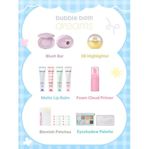 SHEGLAM Bubble Bath Dreams Full Collection Set
