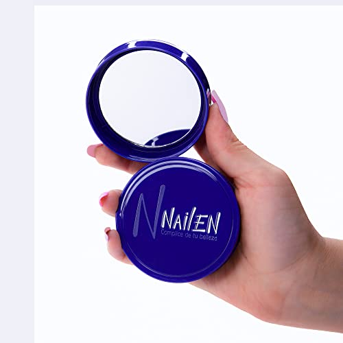 Nailen Compact Makeup Setting Powder Foundation with Matte Finish, Shine Control, Full Coverage - Ideal for All Skin Types & Poreless Smooth Face Look - Tone 7, (1 Count)