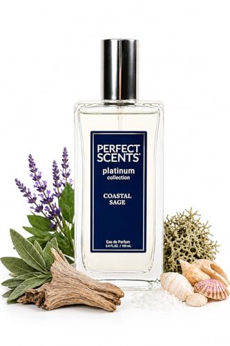 Unisex Coastal Sage & Sea Salt Fragrance - Vegan, Clean, Long-Lasting - Variation: Jo Malone Style