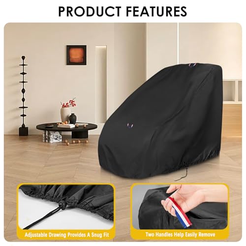 Massage Chair Cover Waterproof Fit 63x40x55 Inches - Dustproof Scratchproof