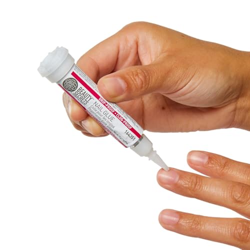 Beauty Secrets Nail Glue 6 Pack - Drip & Clog Proof, Long-Lasting, Precise Application