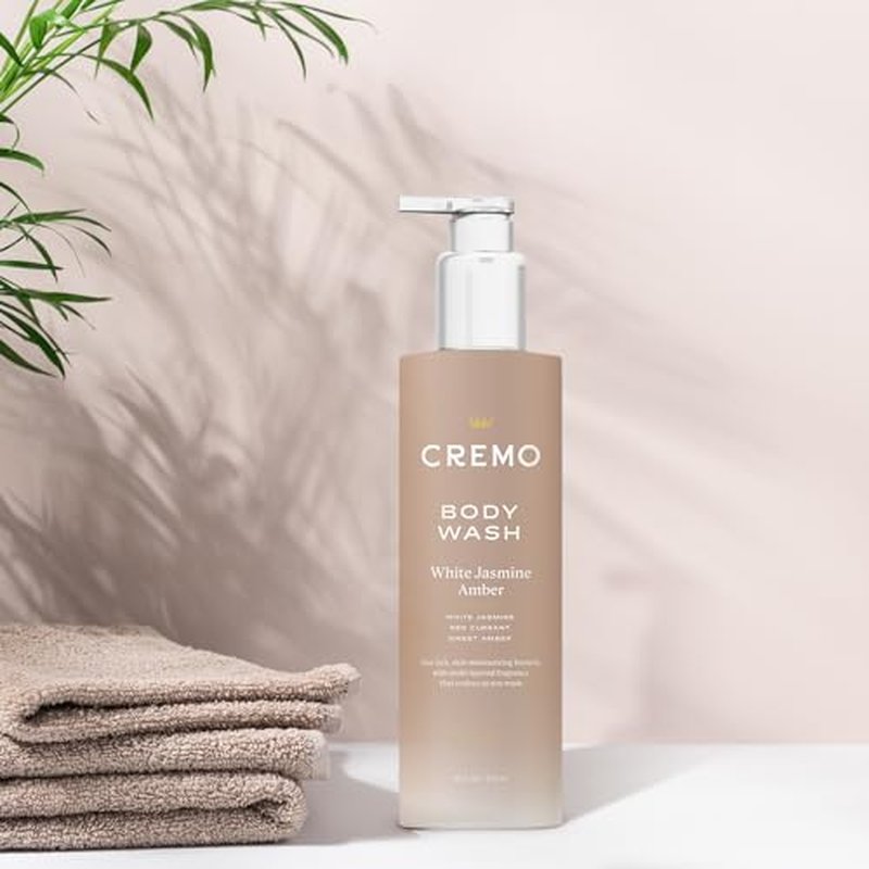 Cremo Women's Body Wash Bundle with White Jasmine Amber 16 Fl Oz and Wild Iris Musk 16 Fl Oz