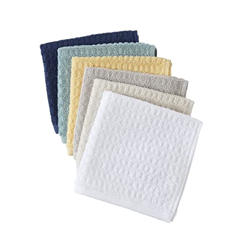 Northern Pacific White Cotton Washcloth Set - 12 Pack, 13 x 13 Inches