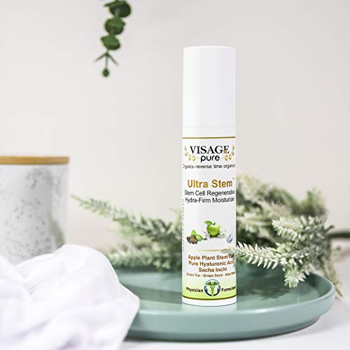 Ultra Stem Regenerative Moisturizer - Organic - Physician Formulated - Research Supported -Natural Extra Strength Stem Cell Moisturizer. Prevents Superficial Wrinkles and Deep Skin Aging