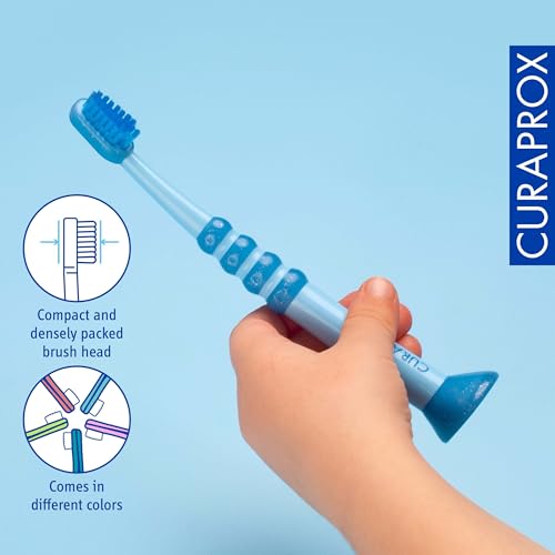 Baby Toothbrush Ultra-Soft Bristles for Gentle Gums - Pack of 4 - Random Colors