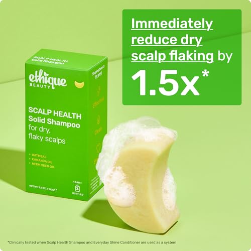 Scalp Health Shampoo & Conditioner Bar Set - Soothing Natural Hair Care Duo - Travel Size