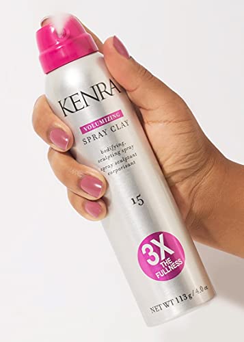 Kenra Volumizing Spray Clay 15 - Bodifying Texture & Fullness Spray, 4oz Pack of 2