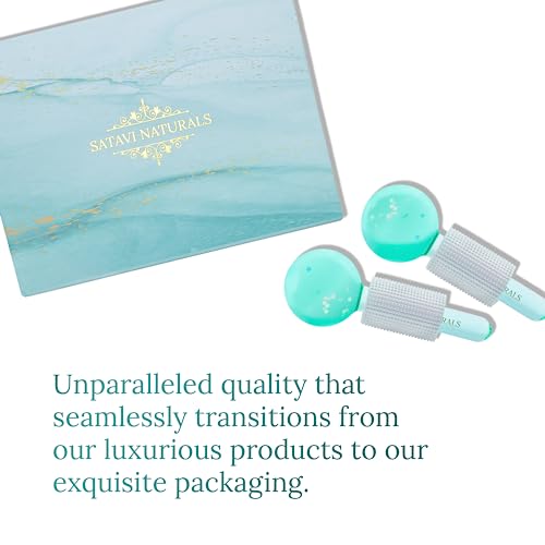 Satavi Naturals Ice Globes for Face - Cold Therapy, Skin Tightening & Puffiness Reduction