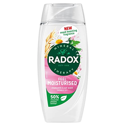 Radox Mineral Therapy Feel Moisturised Shower Gel with Chamomile & Oat Scent- 225ml (Pack of 3)