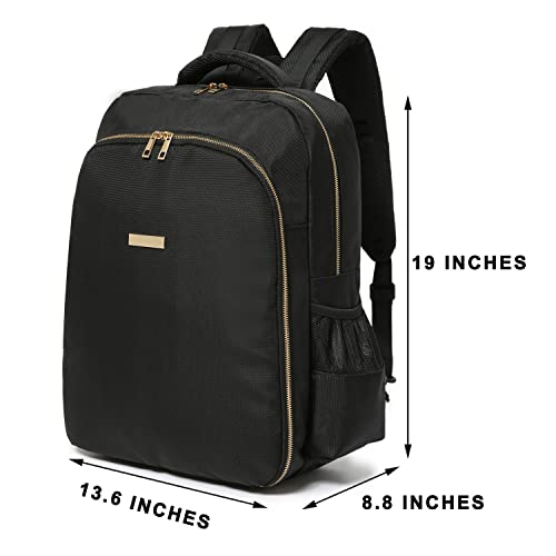 Portable Backpack for Clippers & Supplies - Hair Clippers Organizer Bag - Large - Travel Bag for Barbers & Hairstylists - Tools (BLACK)