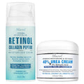 Ebanel Bundle of 40% Urea Cream 4.6 Oz, and 2.5% Retinol Moisturizer